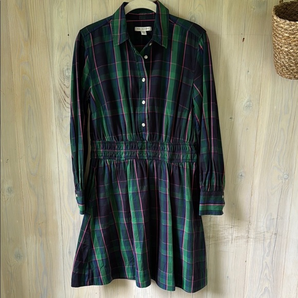Free Assembly Plaid Dress Size S - Picture 1 of 9